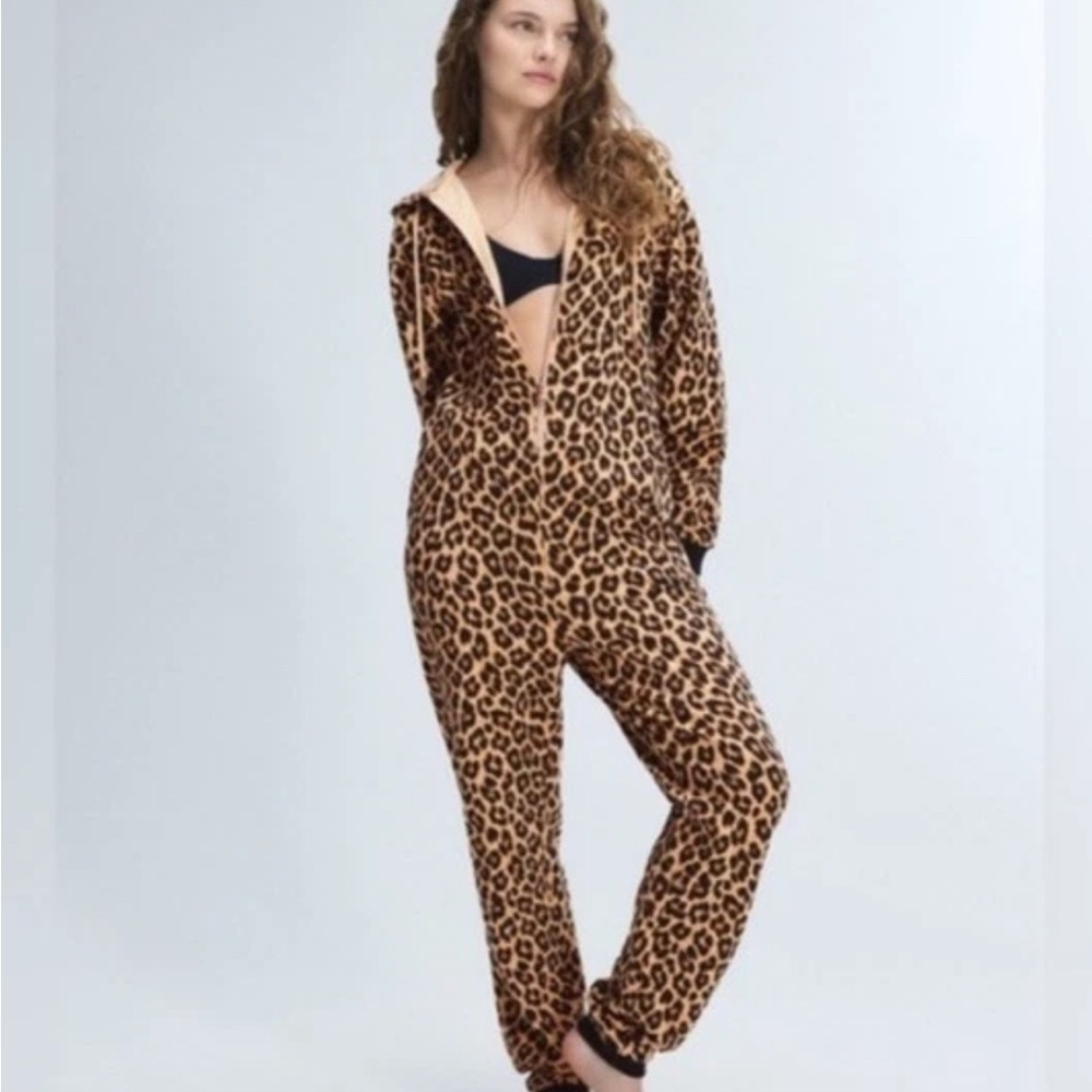 Savage X Fenty Leopard Print Jumpsuit